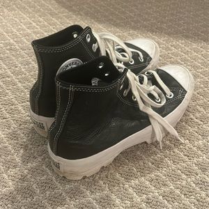 Chuck Taylor All Star Lugged Leather - Black | Converse